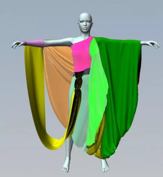 Mannequin Character With Winter Cap 3d model