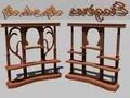 Carved Wooden Vintage Frame 3d model
