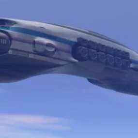 Shuttle Cargo Starship 3d model