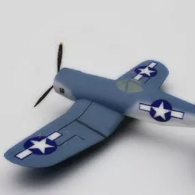F4u Corsair Vintage Aircraft 3d model