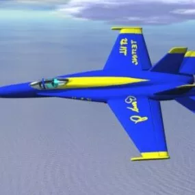 Fa18 Super Hornet Aircraft 3d model