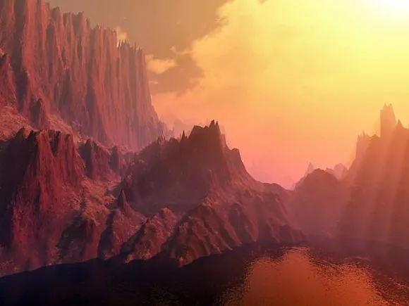 Rock Mountain Terrain Landscape 3d model