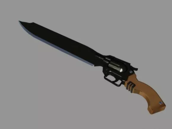 Finalfantasy Leon Knife Weapon 3d model Finalfantasy Leon Knife Weapon 3d model