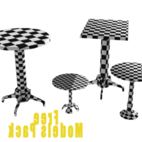 Coffee Table Furniture Pack 3d model