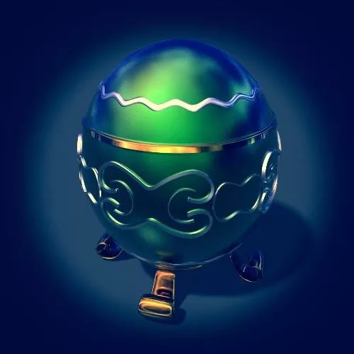 Gaming Easter Egg Object 3d model Gaming Easter Egg Object 3d model