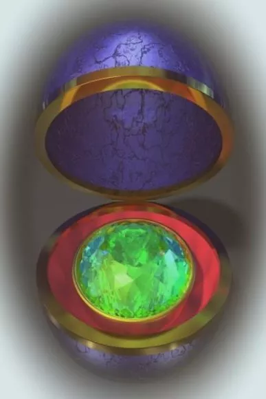 Easter Egg Gem 3d model Easter Egg Gem 3d model