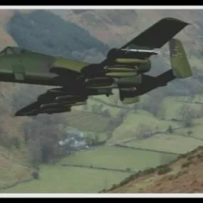 Fighter A10 Thunderbolt Aircraft 3d model