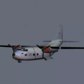 Fairchild C123 Cargo Airplane 3d model