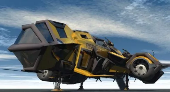 Transport Aircraft Ch21 Shawnee 3d model