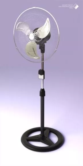 Electric Fan Common Style 3d model