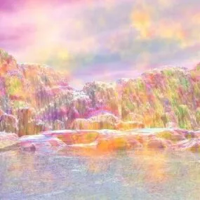 Fantasy Landscape 3d model