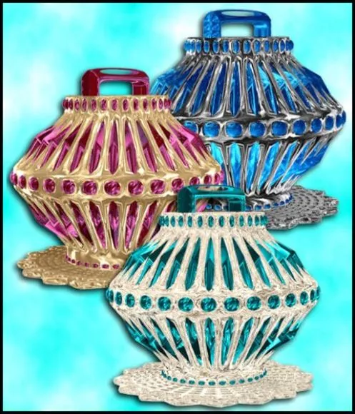 Set Of Paper Lantern Lamp 3d model Set Of Paper Lantern Lamp 3d model