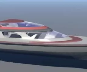 Luxury Fast Boat 3d model