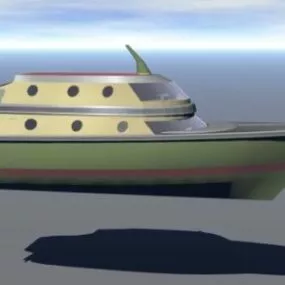 Fast Boat Medium Size 3d model