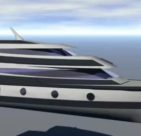 Fast Boat Cruise Form 3d model