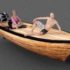 Fast Speed Boat 3d model