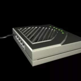 Gadget Ethernet Modem 3d model