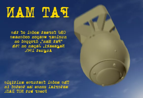 Time Bomb Weapon 3d model