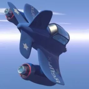Fatboy Fighter Aircraft 3d model