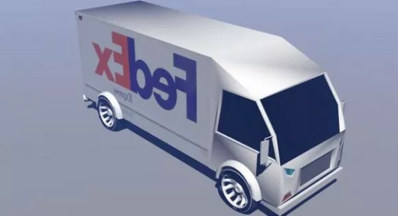 Abandoned Van Shell 3d model