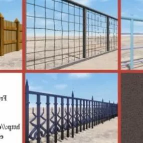 Fence Park 3d model
