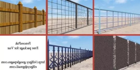 Fence Park 3d model Fence Park 3d model