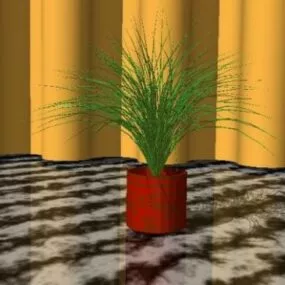 Fern Planter Potted Plant 3d model