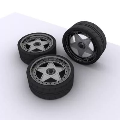 Retro Gaming Car Concept 3d model
