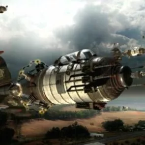 Flash Spaceship 3d model