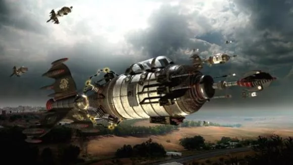 Space Aircraft Flying Craft 3d model