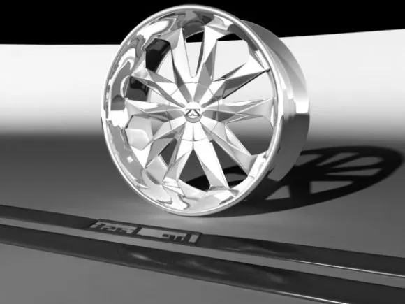 Green Aston Martin Db9 Car 3d model