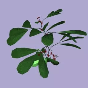 Flower Leaf 3d model