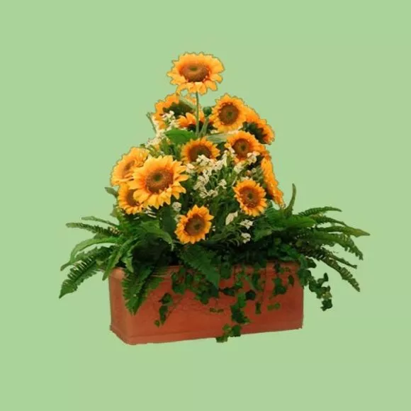 Flower Potted 3d model Flower Potted 3d model