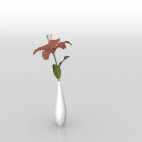 Simple Flower Pot 3d model