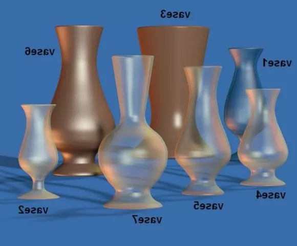 Iron Vase Modern Style 3d model