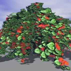 Flowering Ivy Bushes 3d model