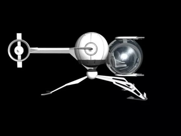 Scifi Flyer Spacecraft 3d model Scifi Flyer Spacecraft 3d model
