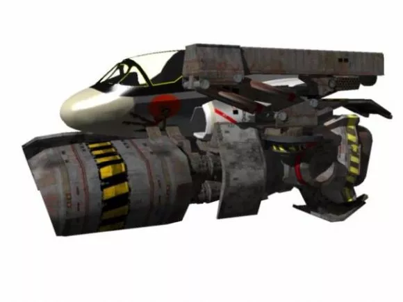 Cylinder Modular Space Station 3d model