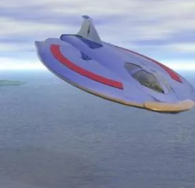 Fantasy Ufo Spacecraft 3d model