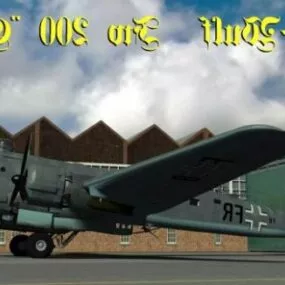 Fighter Aircraft Focke Wulf 3d model