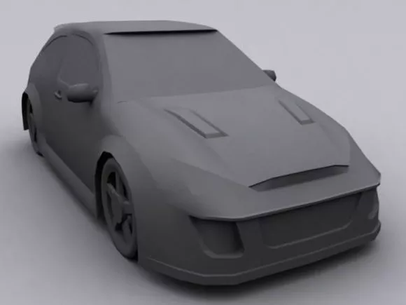 Racing Car Prototype 3d model