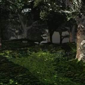 Forest Garden 3d model