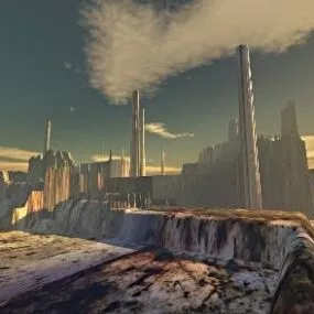 Fort Station Building 3d model