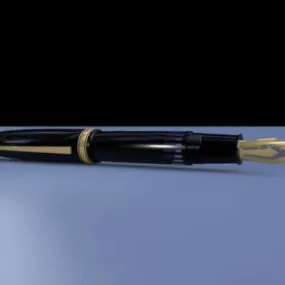 Fountain Pen School Equipment 3d model
