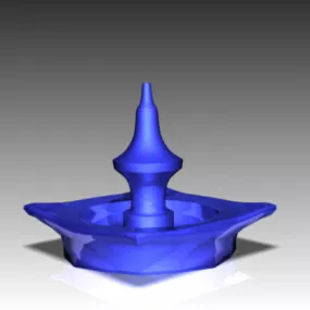 Stone Fountain Sculpture 3d model