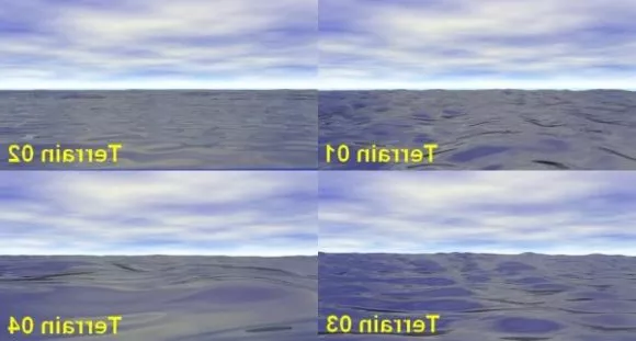 Water Terrain Landscape 3d model Water Terrain Landscape 3d model
