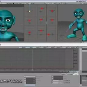 Fred Cartoon Character Rigged 3d model