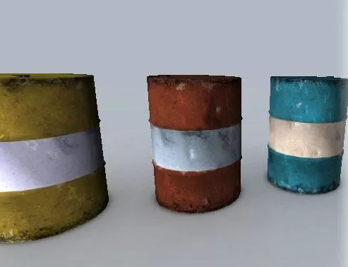 Rustic Barrel Storage 3d model Rustic Barrel Storage 3d model