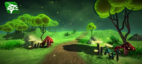 Glowing Mushroom Forest Plant 3d model Glowing Mushroom Forest Plant 3d model
