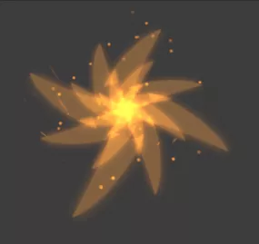 Toon Light Effect 3d model